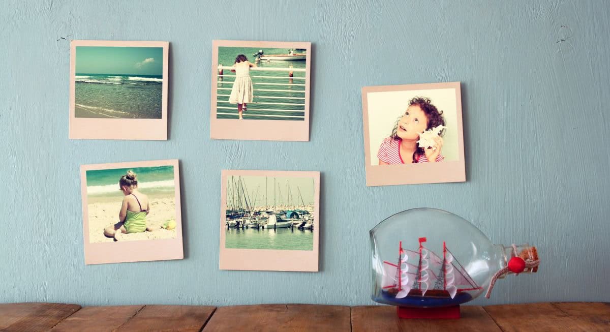 Instant Photos on Wall