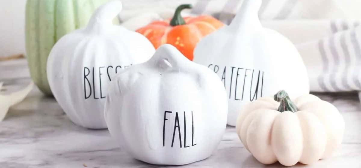 Dollar Store Pumpkins