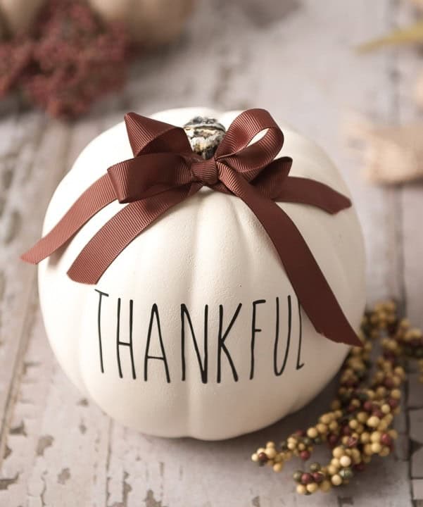 Cricut Thanksgiving Faux Pumpkin Craft