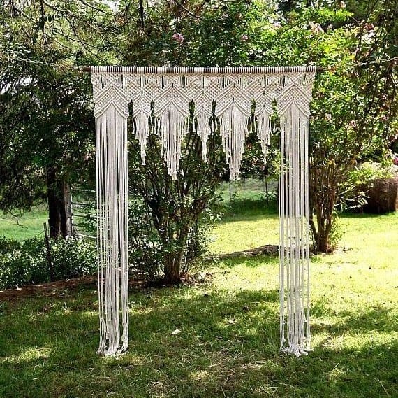 Macrame Wedding Arch