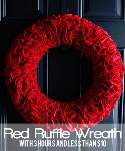 Felt Ruffle Wreath