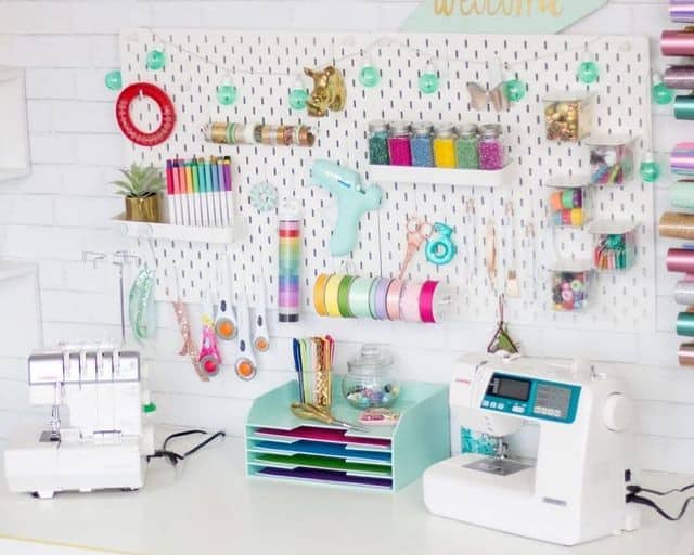 Pegboard Storage