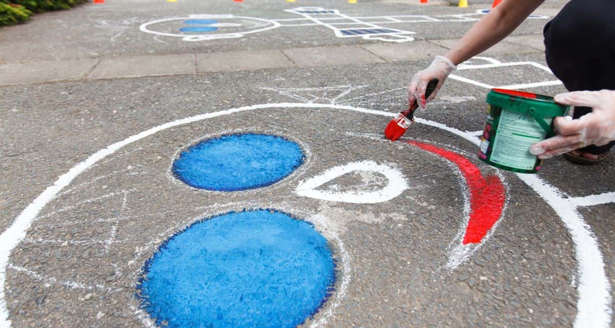 Puffy Sidewalk Paint