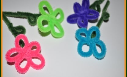 Flower Pipe Cleaner Craft