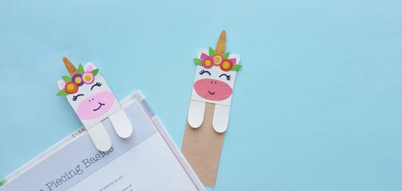 DIY Unicorn Hug Bookmark