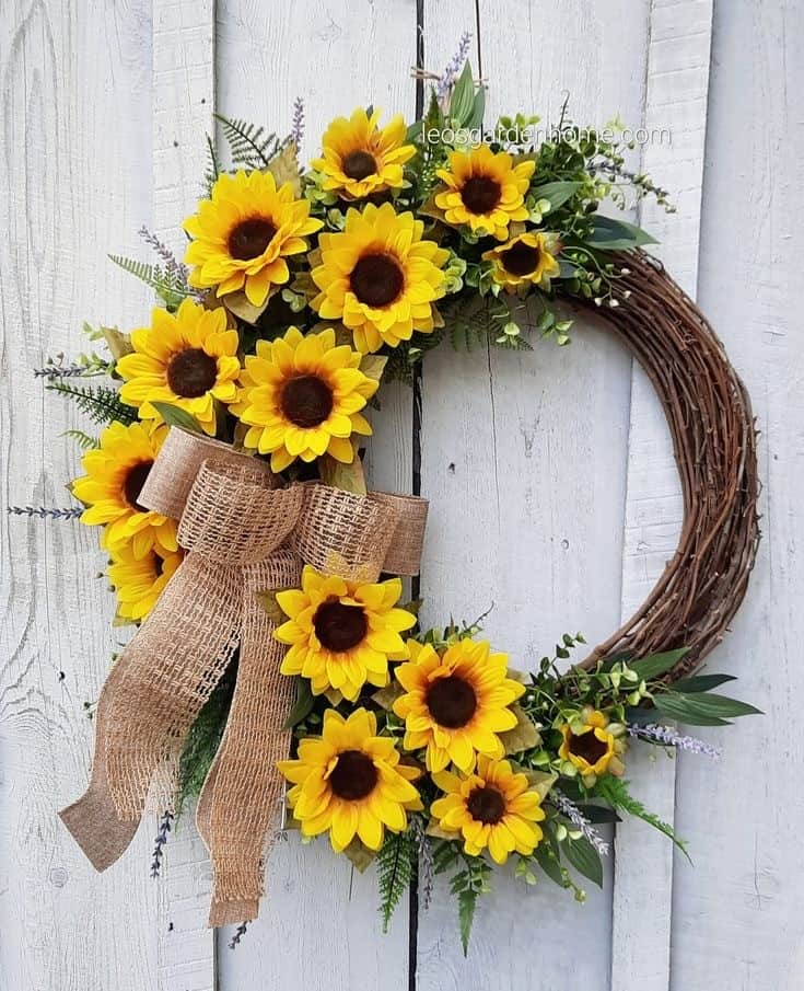 SUNFLOWER WREATH