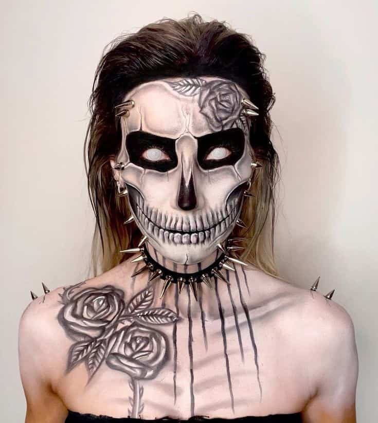 BADASS SKULL MAKEUP