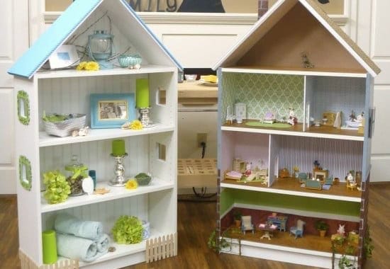 Charming Dollhouse Bookcase