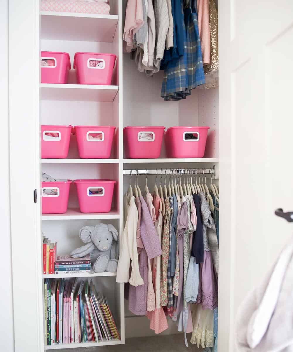 Kids Closet Bins