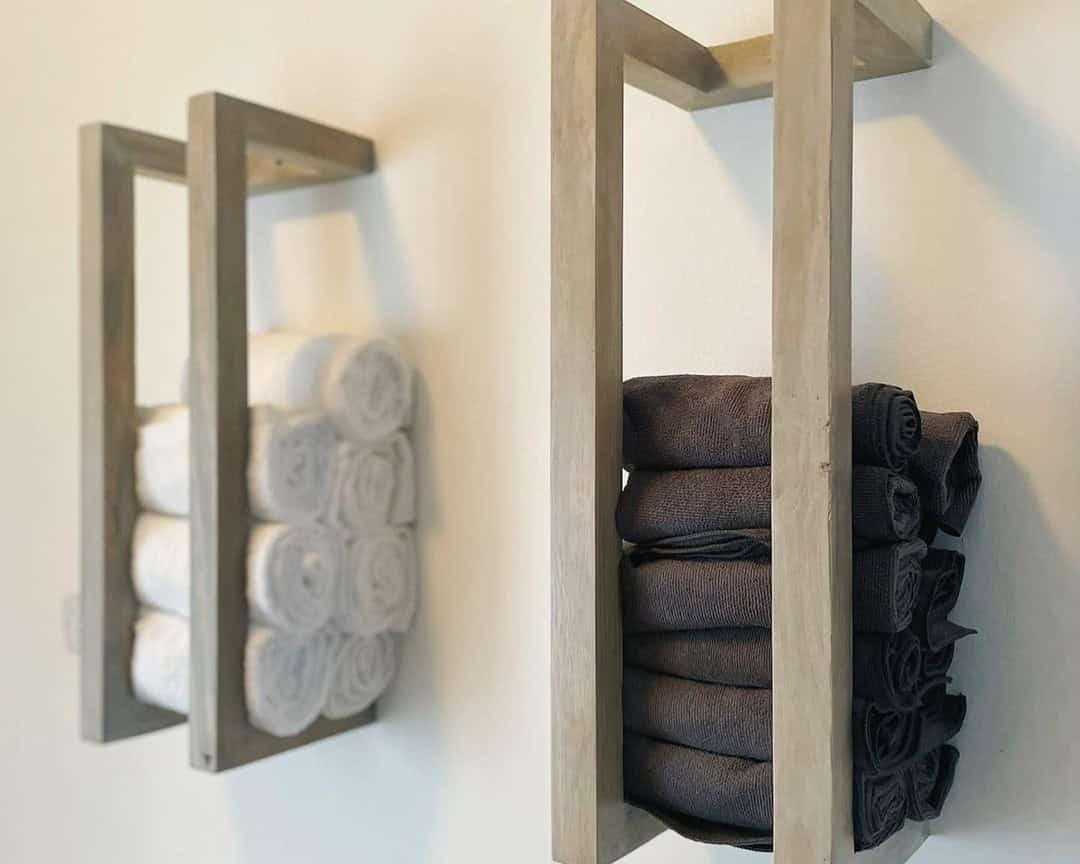 Stylish Farmhouse-Inspired Towel Racks