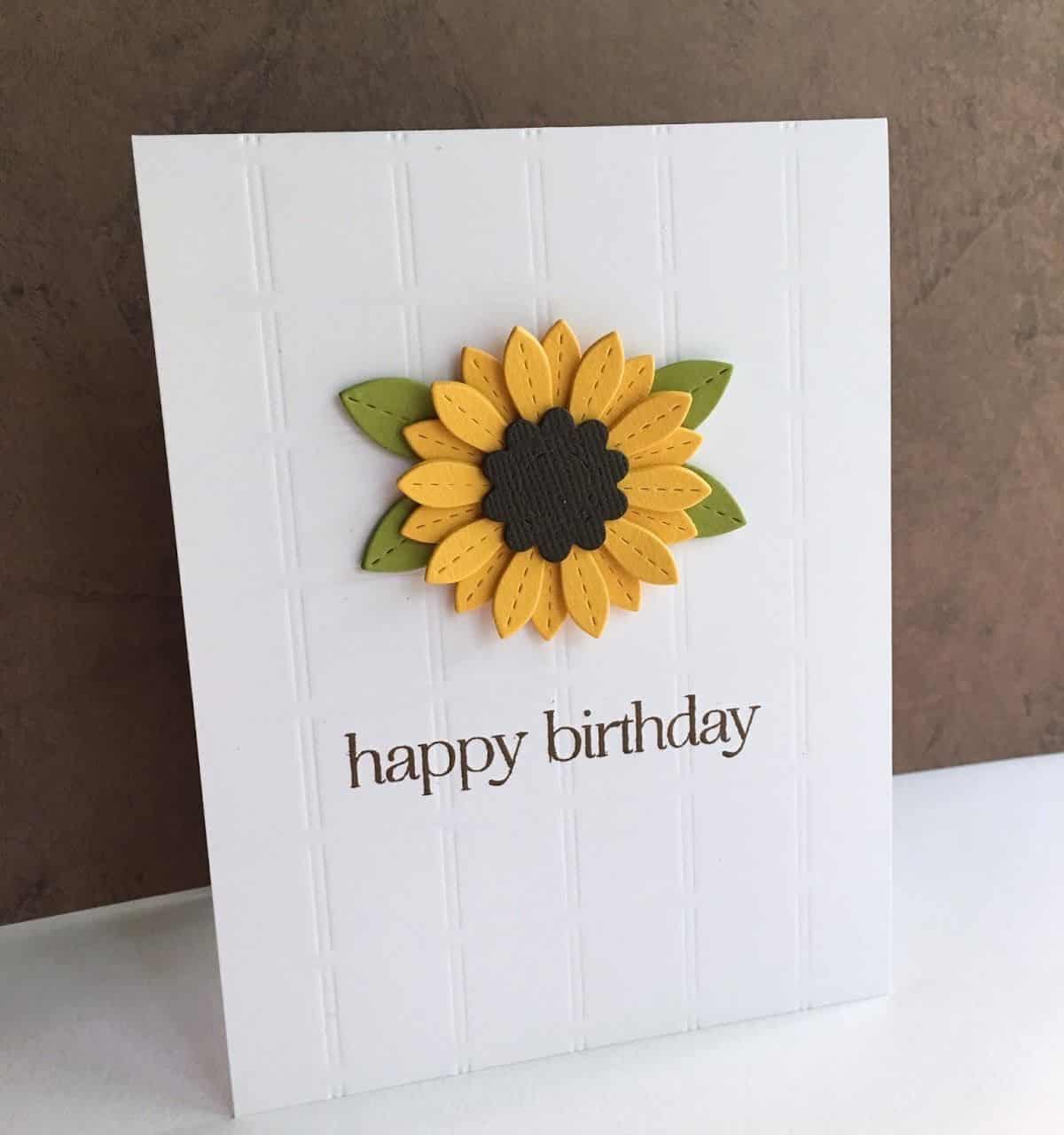 Sunflower Card