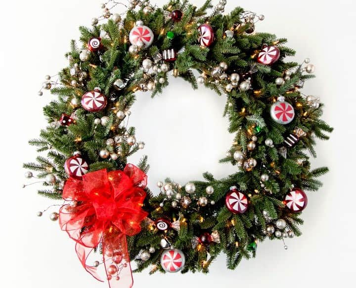 Peppermint Candy Wreath