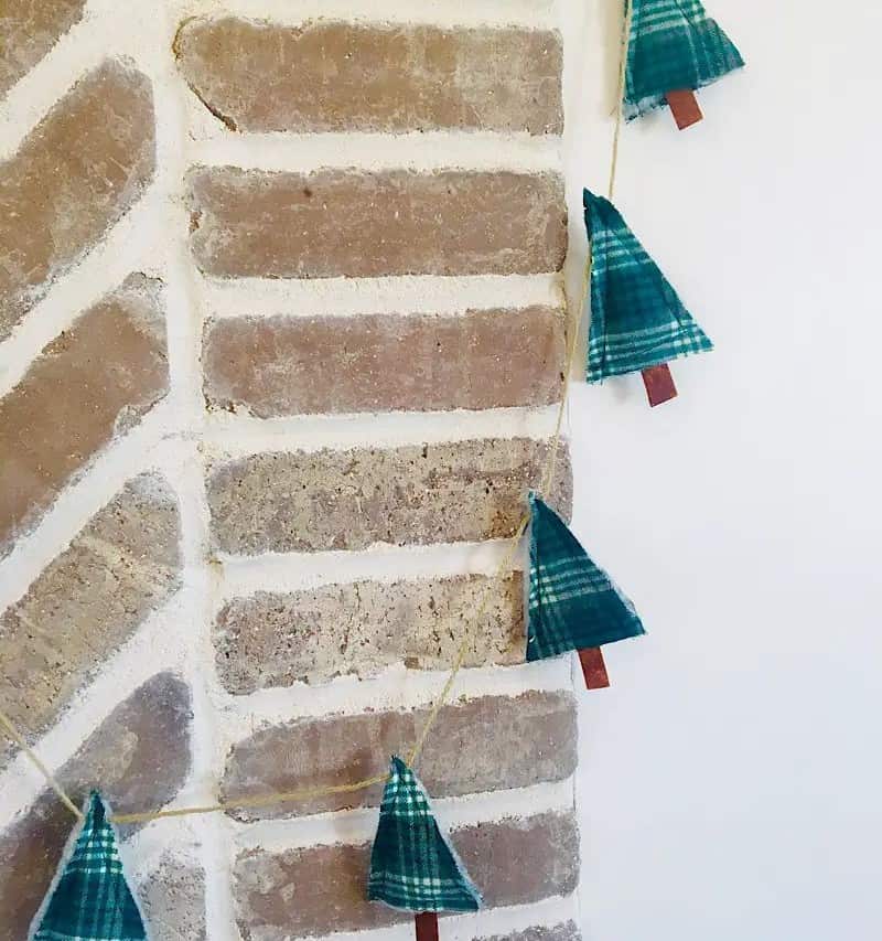 Christmas Tree Bunting Garland