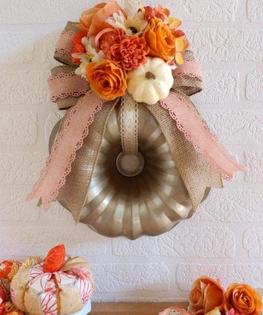 Fall Bundt Pan Wreath