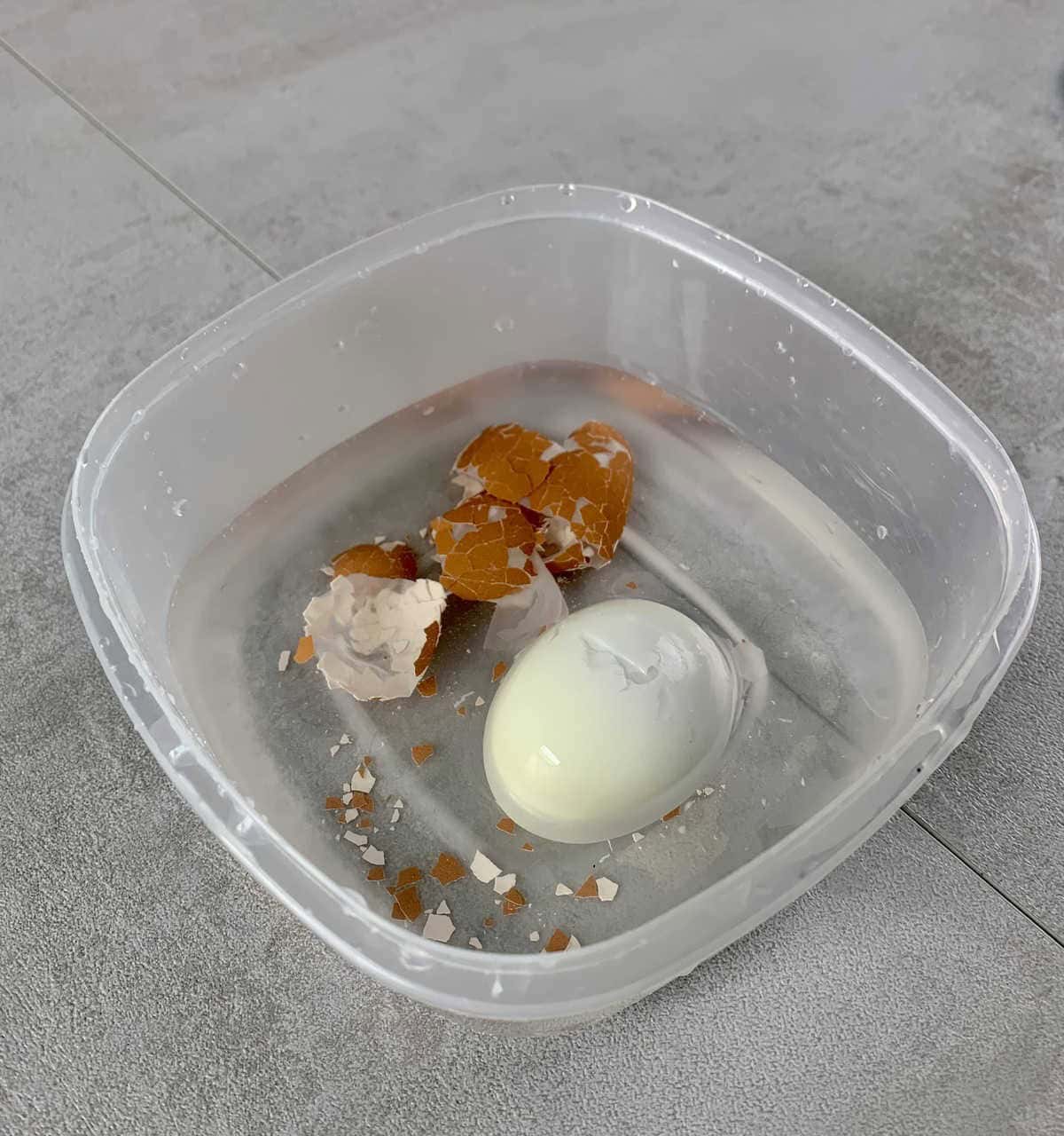 Peel Easily Hard-Cooked Eggs