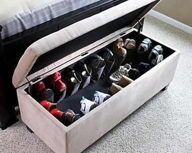 Shoe Storage Ottoman