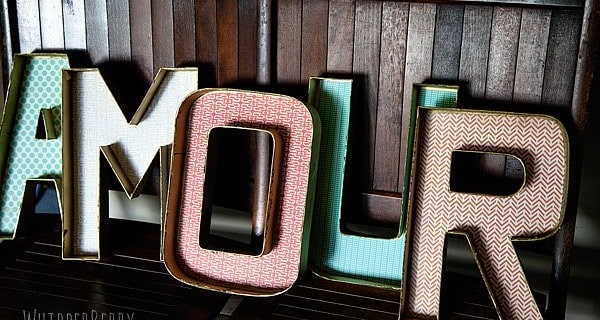 Cardboard Letters