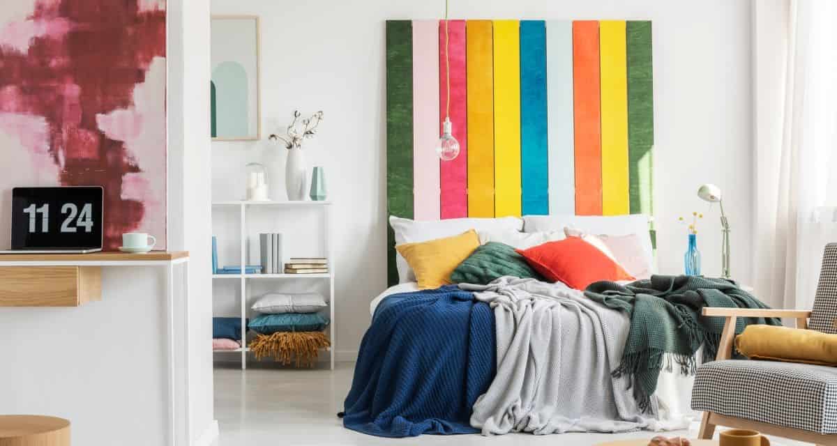 Colourful Headboard