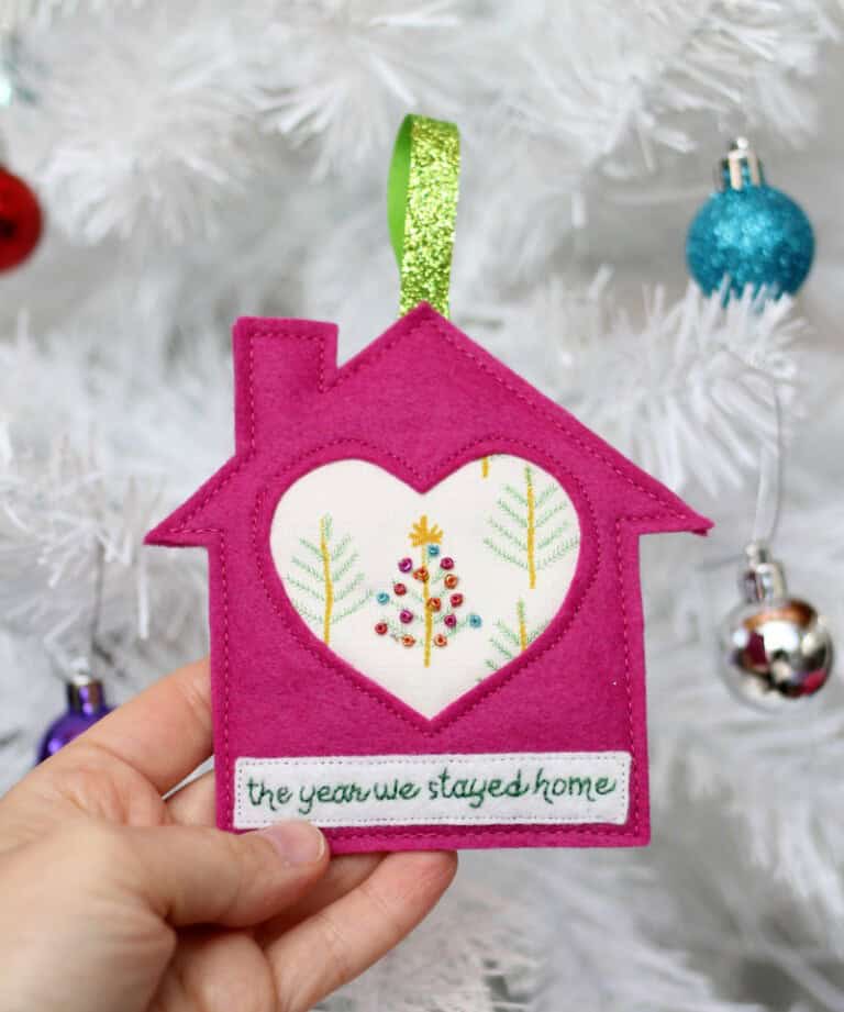 Felt Home Ornament