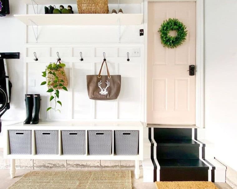 Mudroom in Your Garage