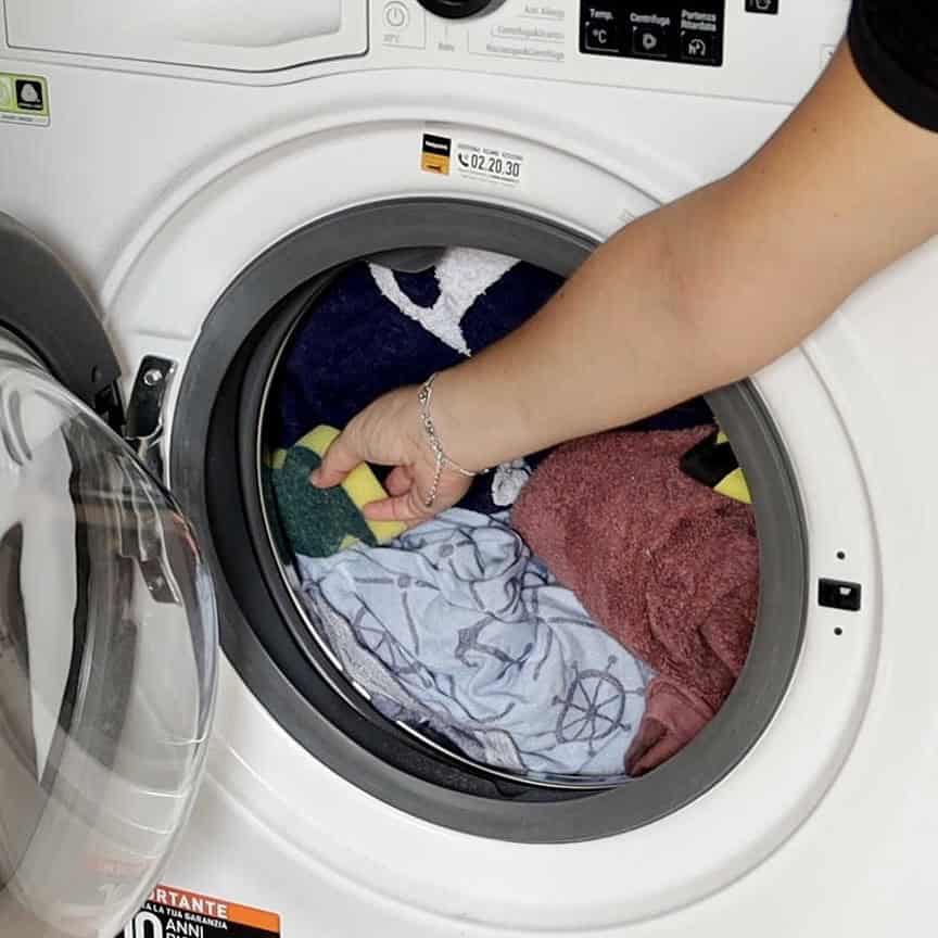 Sanitise your Dish Sponge in the Washing Machine