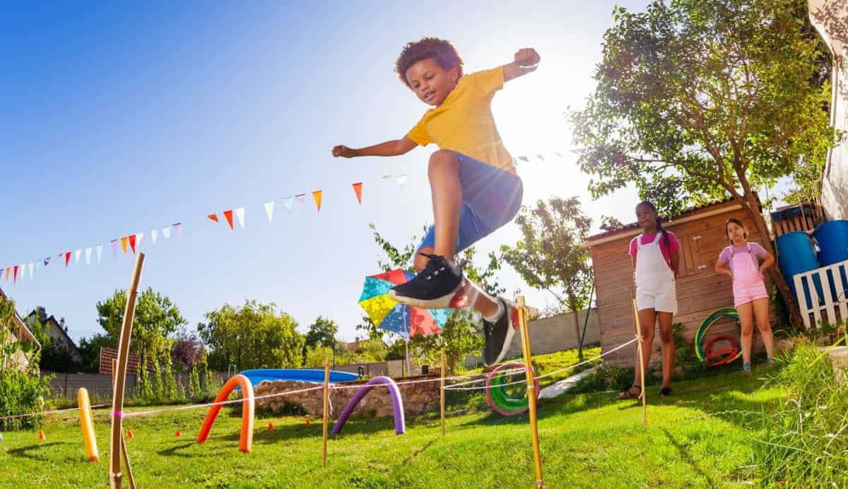 Blind Folded Obstacle Course With a Friend Guiding The Way