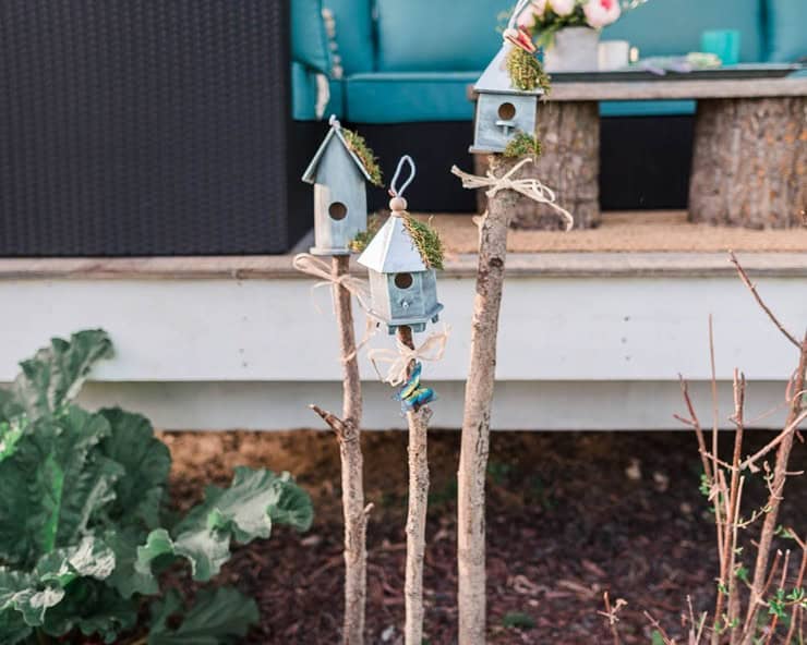 Vintage Birdhouse Decor