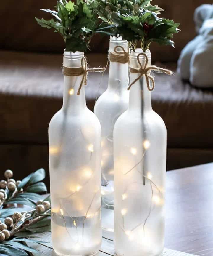 Wine Bottle Centerpiece