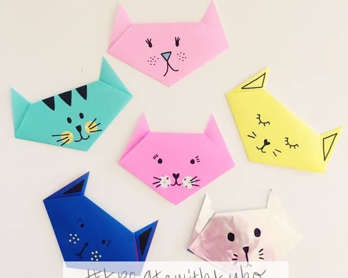 Adorable Origami Cats