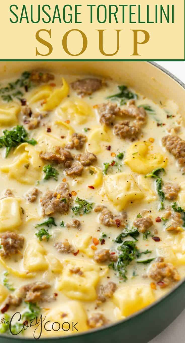 SAUSAGE TORTELLINI SOUP