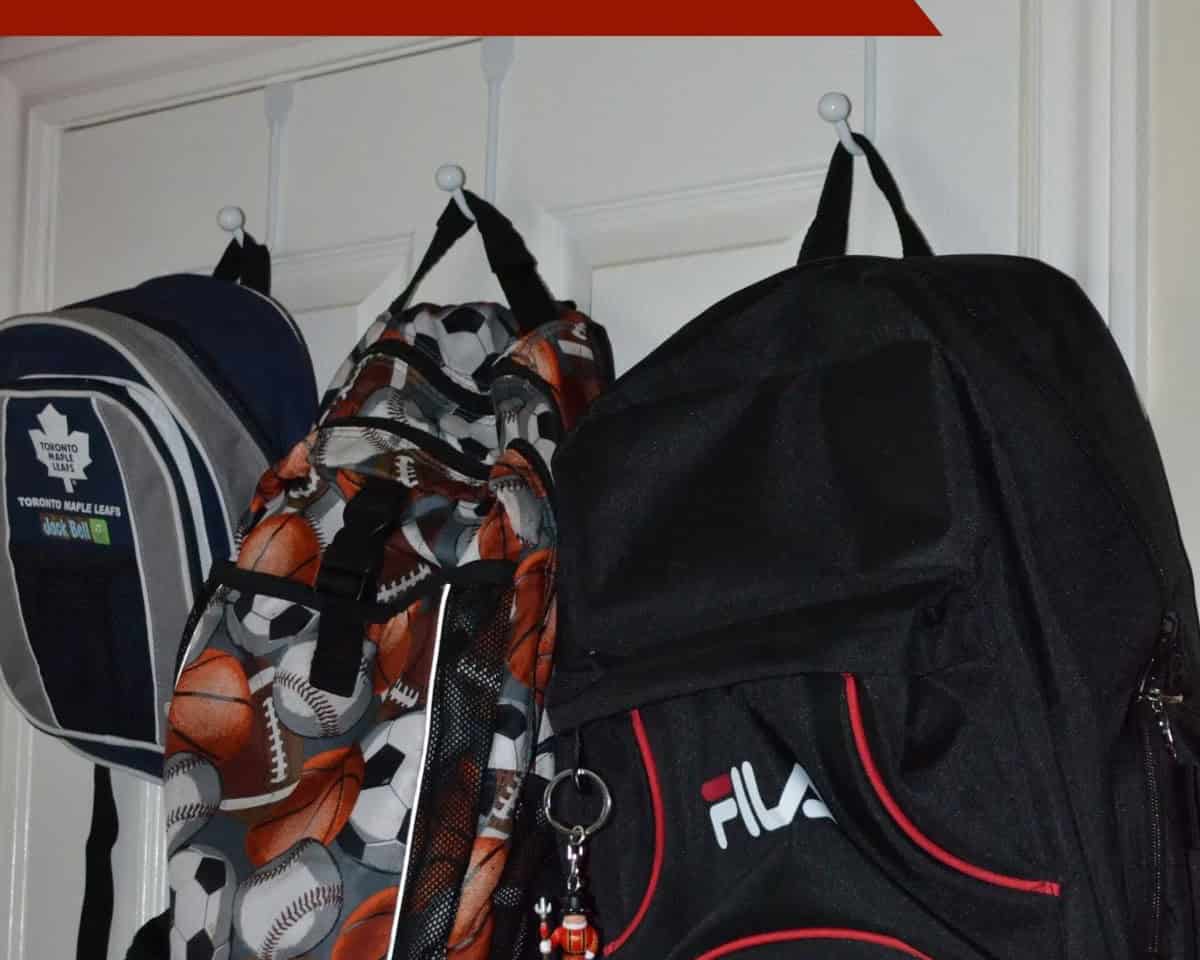 Backpack Hook Organization