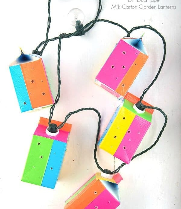 DIY Milk Carton Lanterns