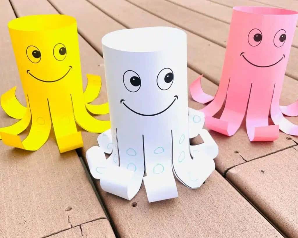 Easy Paper Octopus