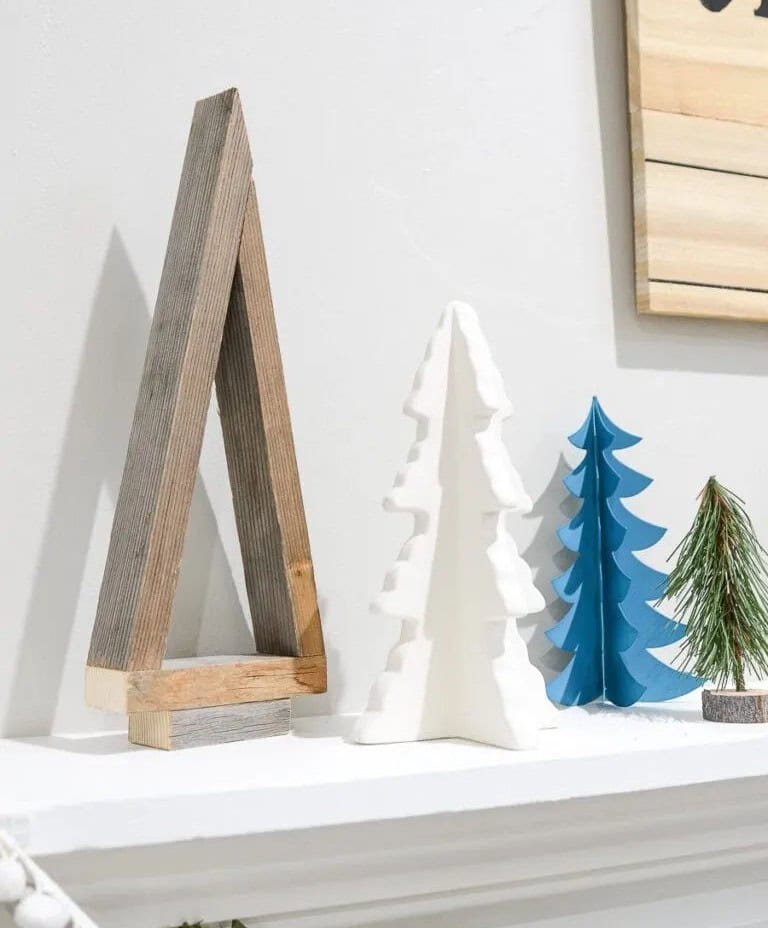 Easy Wooden Christmas Trees