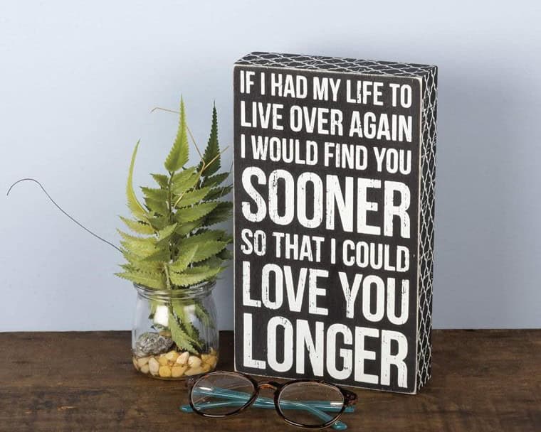 “I Would Find You Sooner” Sign