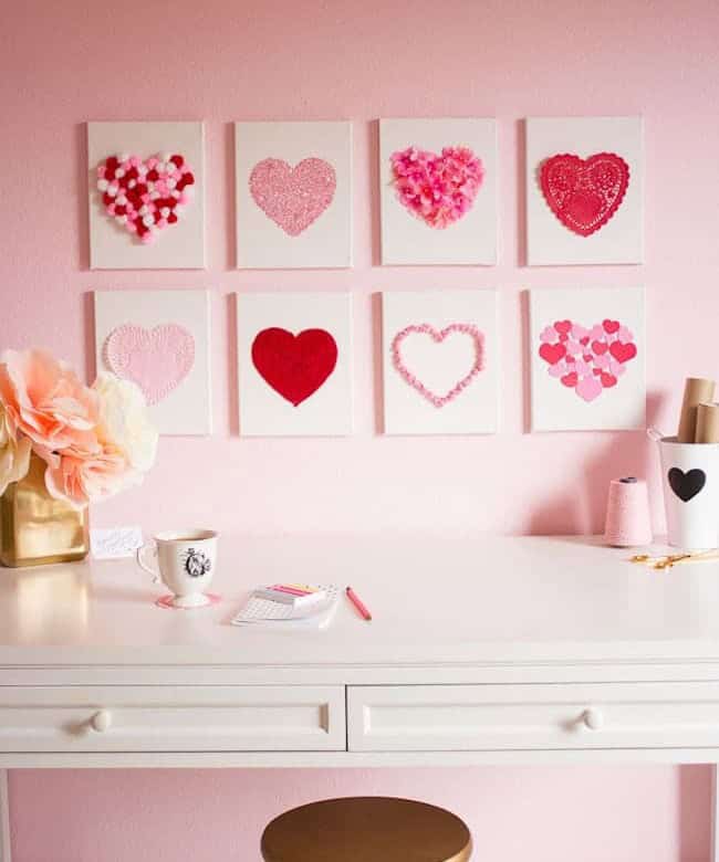 Canvas Heart Art