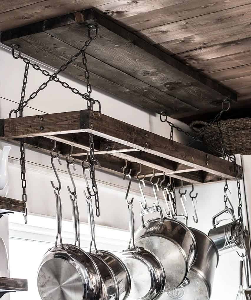 DIY Pot Rack