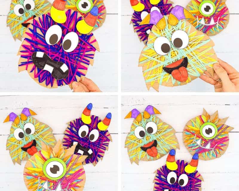 Yarn Wrapped Monster Craft