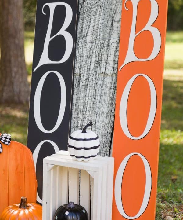 Wooden Halloween Signs