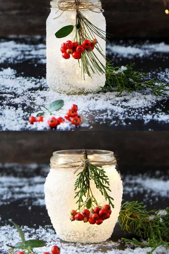 Frosty Mason Jars