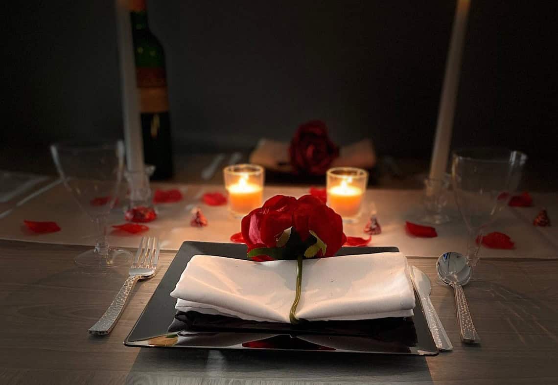 Noir Romantic Dinner for Two