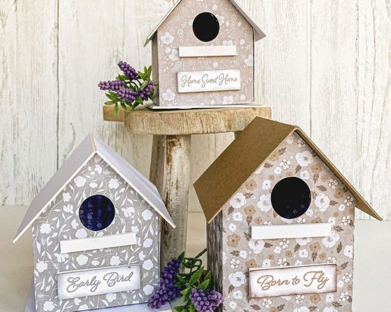 DIY Paper Birdhouses for Spring