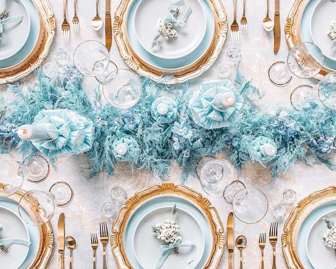 Winter Blue Table