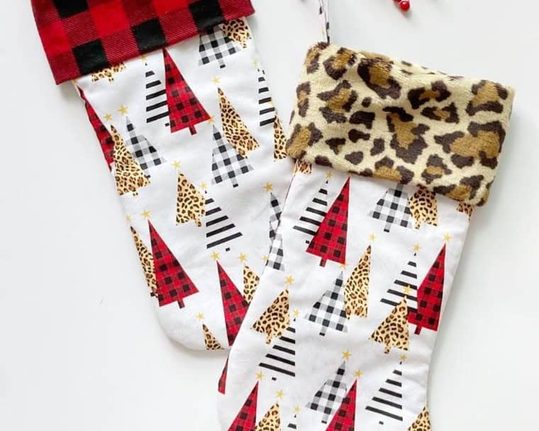 High Contrast Christmas Stockings