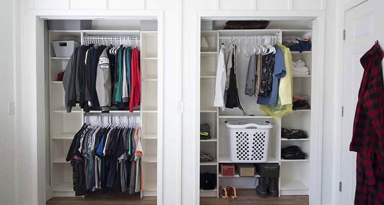 Under $100 IKEA Closet System Hack