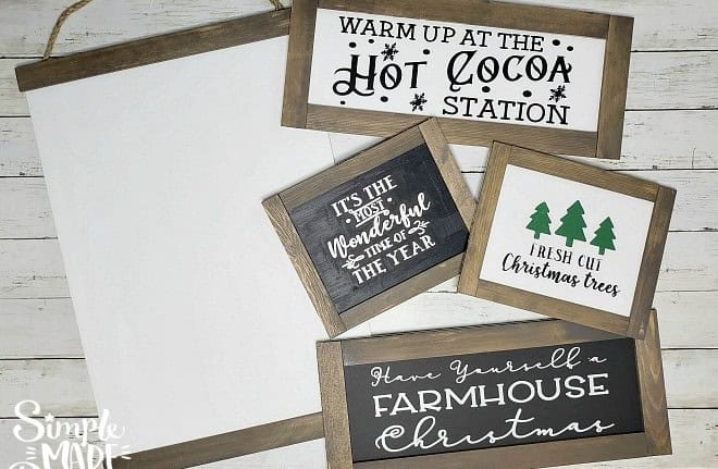 DIY Dollar Store Farmhouse Signs