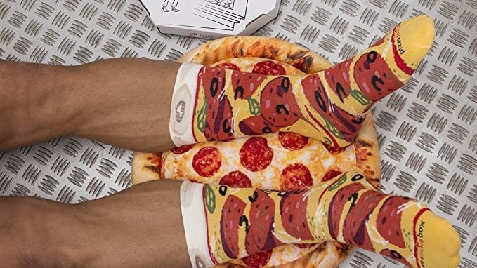 Pizza Socks Box