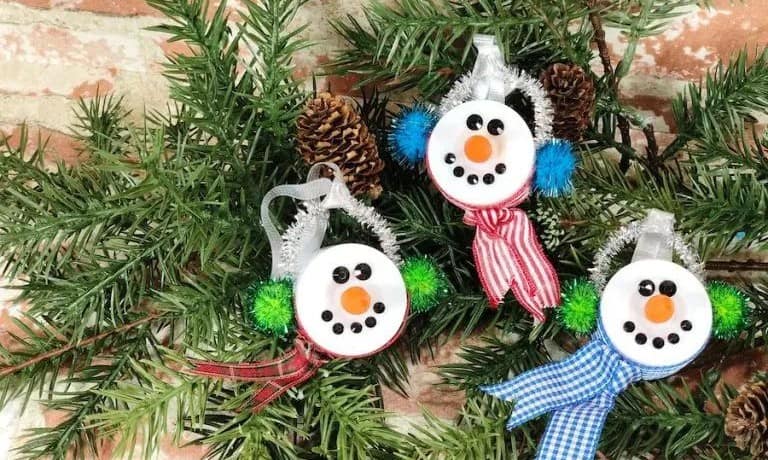 Tea Light Snowmen Ornament