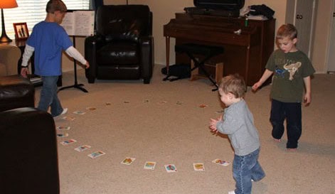 Alphabet Musical Chairs