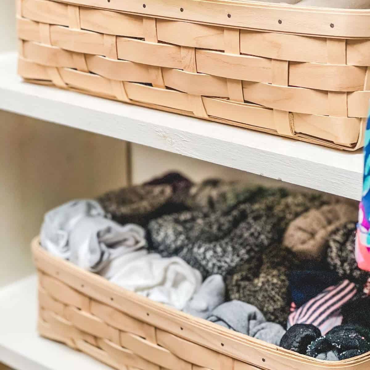 Seasonal Basket Storage